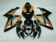 Preto Laranja Moto Plástico GSXR 600 / 750 K6 06-07 Preto Laranja Moto Plástico GSXR 600 / 750 K6 06-07