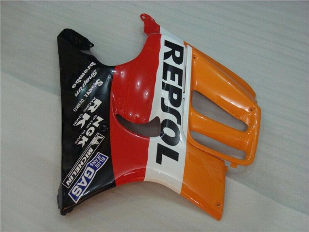 Preto Laranja Repsol Abs Kit Completos Carenagem Moto CBR 600 F3 95-98