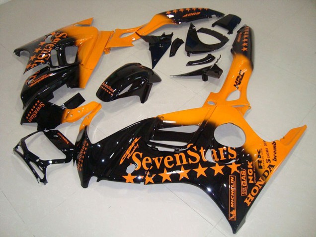 Preto Laranja SevenStars Carenagem Moto CBR 600 F3 95-98