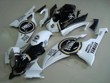 Preto Lucky Strike Carenagem Moto R6 08-16
