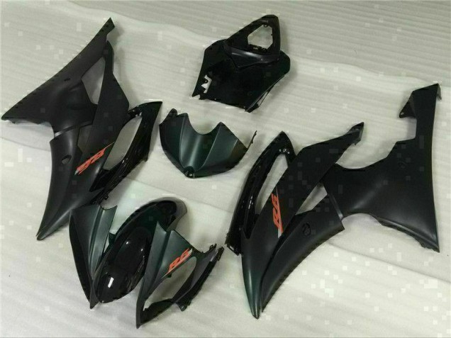 Preto Moto Plástico R6 08-16