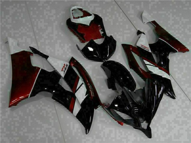Preto Moto Plásticos R6 08-16