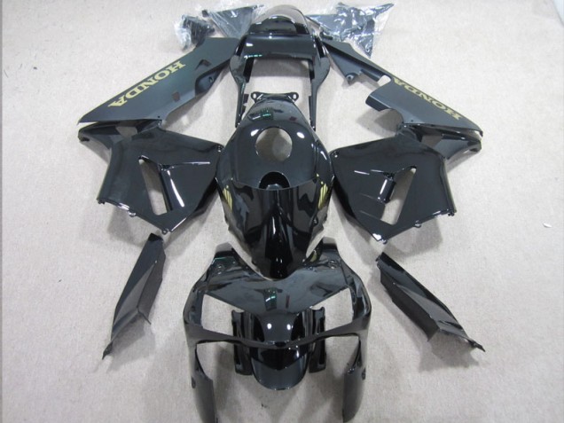 Preto Ouro Decalque Abs Kit Carenagem & Plásticos Moto CBR 600RR 03-04