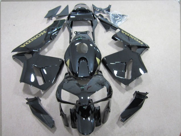 Preto Ouro Decalque Abs Kits Completos Carenagem Moto CBR 600RR 03-04
