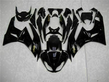 Preto Ouro Ninja Carenagem Moto ZX6R 09-12