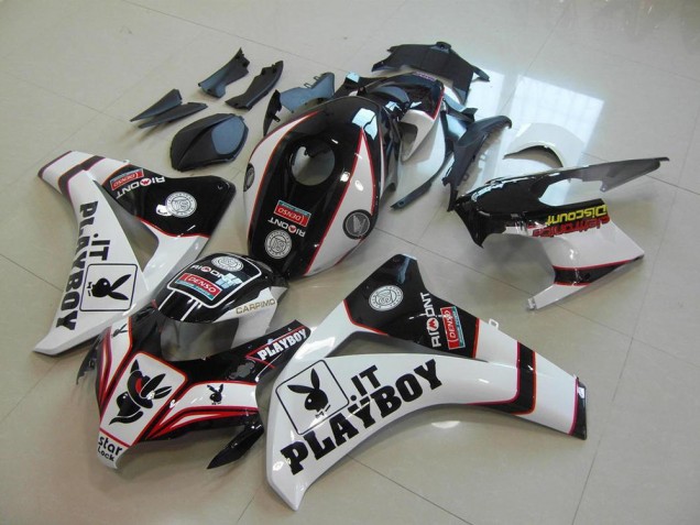 Preto Playboy Carenagem Moto CBR 1000RR 08-11