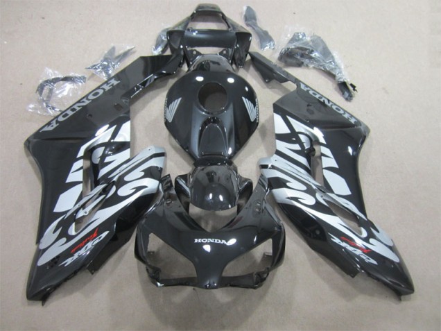 Preto Prata Carenagem Moto CBR 1000RR 04-05