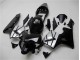Preto Prata Carenagem Moto CBR 600RR 03-04