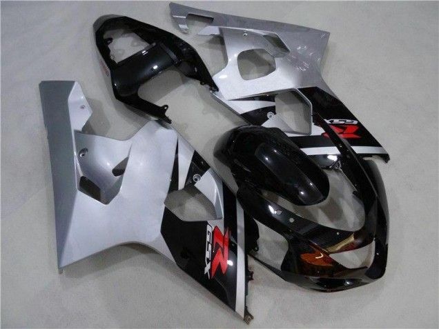 Preto Prata Carenagem Moto GSXR 600 / 750 K4 04-05