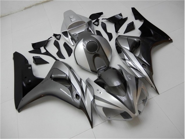Preto Prata Cinzento Carenagem Moto CBR 1000RR 06-07