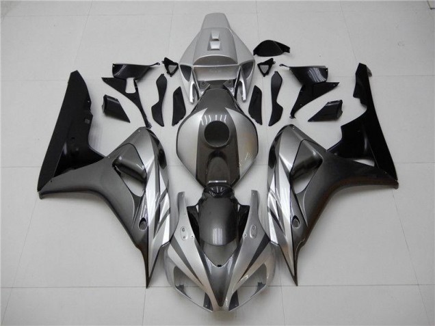 Preto Prata Cinzento Carenagem Moto CBR 1000RR 06-07