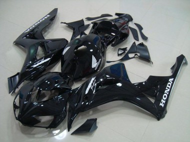 Preto Prata Decalques Carenagem Moto CBR 1000RR 06-07