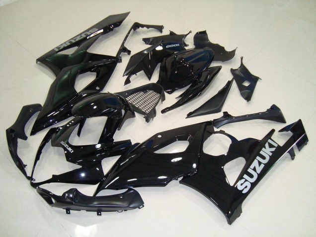 Preto Prata Decalques Carenagem Moto GSXR 1000 K5 05-06