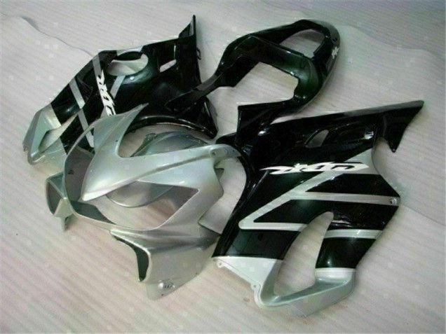 Preto Prata Kits Carenagem Moto CBR 600 F4i 01-03