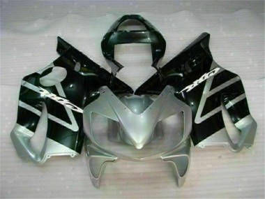 Preto Prata Kits Carenagem Moto CBR 600 F4i 01-03