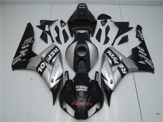 Preto Prata Repsol Abs Kit Carenagem & Plásticos Moto CBR 1000RR 04-05
