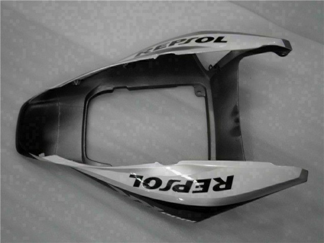 Preto Prata Repsol Abs Moto Plásticos CBR 1000RR 04-05 Preto Prata Repsol Abs Moto Plásticos CBR 1000RR 04-05