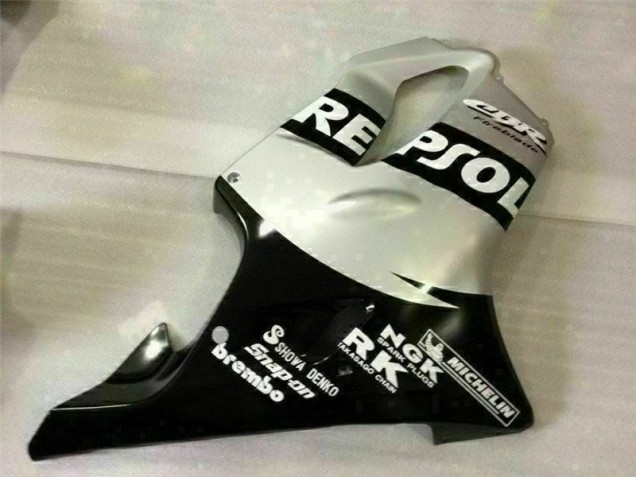 Preto Prata Repsol Carenagem Moto CBR 600 F4i 01-03