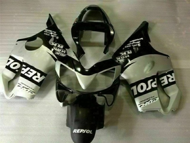 Preto Prata Repsol Carenagem Moto CBR 600 F4i 01-03