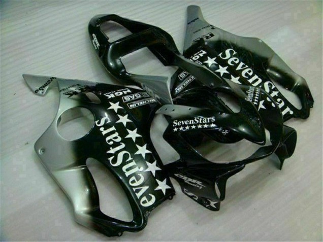 Preto Prata SevenStarss Carenagem Moto CBR 600 F4i 01-03