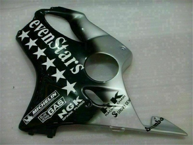 Preto Prata SevenStarss Carenagem Moto CBR 600 F4i 01-03