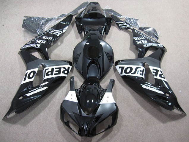 Preto Repsol Carenagem Moto CBR 1000RR 06-07 Preto Repsol Carenagem Moto CBR 1000RR 06-07