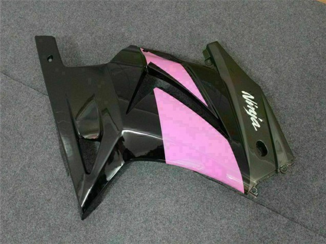 Preto Rosa Ninja Carenagem Moto EX250 08-12 Preto Rosa Ninja Carenagem Moto EX250 08-12