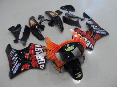 Preto Rossi Carenagem Moto CBR 900RR 919 98-99