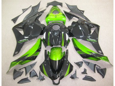 Preto Verde Kit Carenagem Moto CBR 600RR 09-12