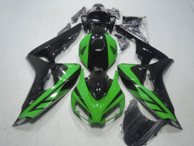 Preto Verde Kits Completo Carenagem Moto CBR 1000RR 06-07