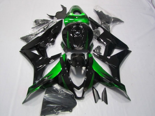 Preto Verde Kits Completo Carenagem Moto CBR 600RR 07-08 Preto Verde Kits Completo Carenagem Moto CBR 600RR 07-08