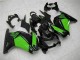 Preto Verde Ninja Carenagem Moto EX250 08-12 Preto Verde Ninja Carenagem Moto EX250 08-12