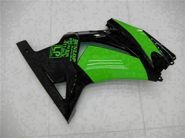 Preto Verde Ninja Carenagem Moto EX250 08-12 Preto Verde Ninja Carenagem Moto EX250 08-12