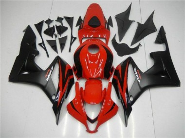 Preto Vermelho Abs Kits Carenagem Moto CBR 600RR 07-08