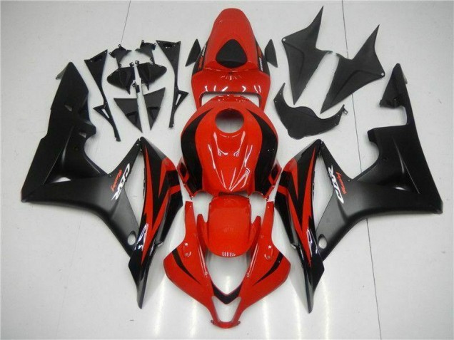 Preto Vermelho Abs Kits Carenagem Moto CBR 600RR 07-08