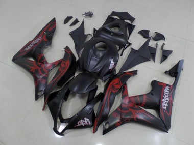 Preto Vermelho Abs Kits Completos Carenagem Moto CBR 600RR 07-08