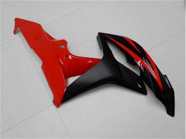 Preto Vermelho Abs Moto Plásticos CBR 600RR 07-08