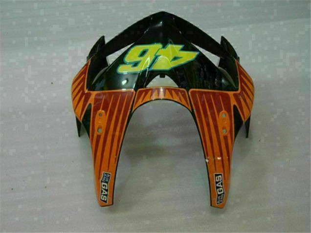 Preto Vermelho Amarelo 46 Carenagem Moto CBR 600RR 05-06