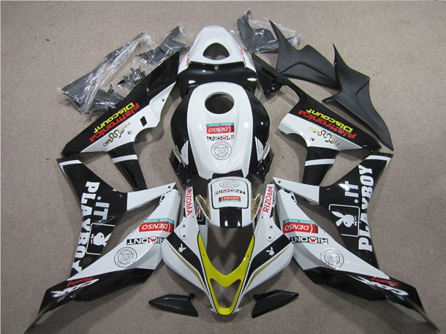 Preto Vermelho Branco DENSO Carenagem Moto CBR 600RR 07-08