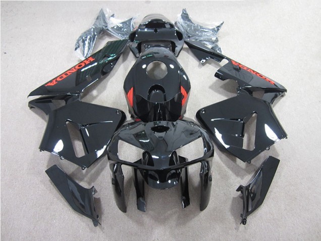 Preto & Vermelho Carenagem Moto CBR 600RR 05-06
