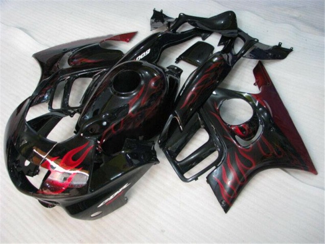 Preto Vermelho Chama Abs Motocicleta Plástico CBR 600 F3 95-98