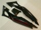 Preto Vermelho Chama Carroçaria Moto CBR 600 F4i 04-07 Preto Vermelho Chama Carroçaria Moto CBR 600 F4i 04-07