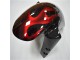 Preto Vermelho Chama Moto Plástico R6 03-05 Preto Vermelho Chama Moto Plástico R6 03-05