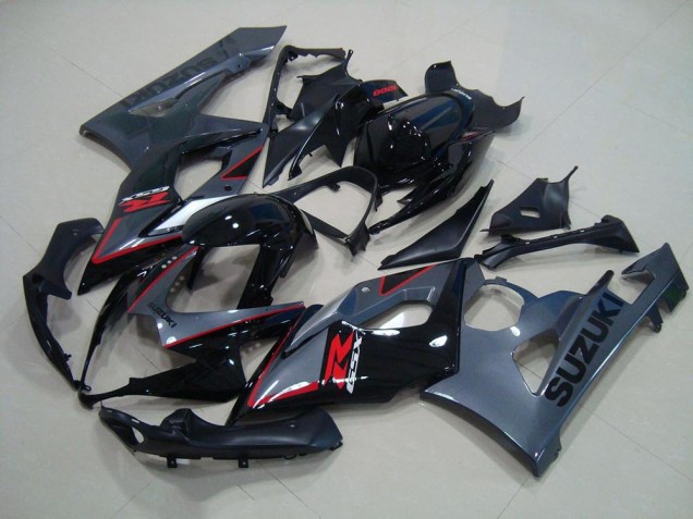 Preto Vermelho Decalques Carenagem Moto GSXR 1000 K5 05-06
