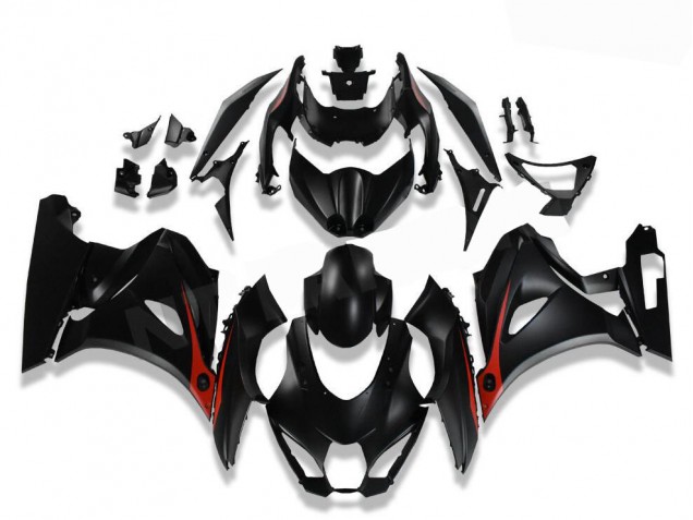 Preto Vermelho Kit Completo Carenagem Moto GSXR 1300 Hayabusa 96-07