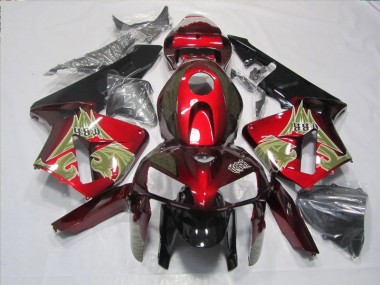 Preto Vermelho Kits Carenagem Moto CBR 600RR 05-06