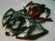 Preto Vermelho Moto Plásticos GSXR 600 / 750 K6 06-07 Preto Vermelho Moto Plásticos GSXR 600 / 750 K6 06-07