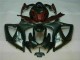 Preto Vermelho Moto Plásticos GSXR 600 / 750 K6 06-07 Preto Vermelho Moto Plásticos GSXR 600 / 750 K6 06-07