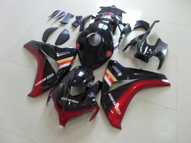 Preto Vermelho Mugen Abs Moto Plástico CBR 1000RR 08-11
