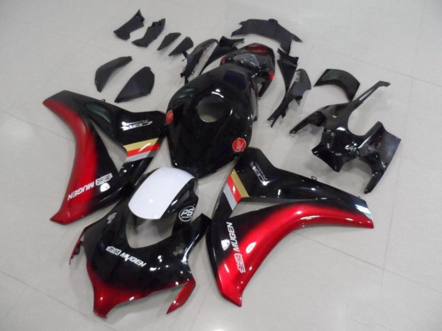 Preto Vermelho Mugen Abs Moto Plásticos CBR 1000RR 08-11